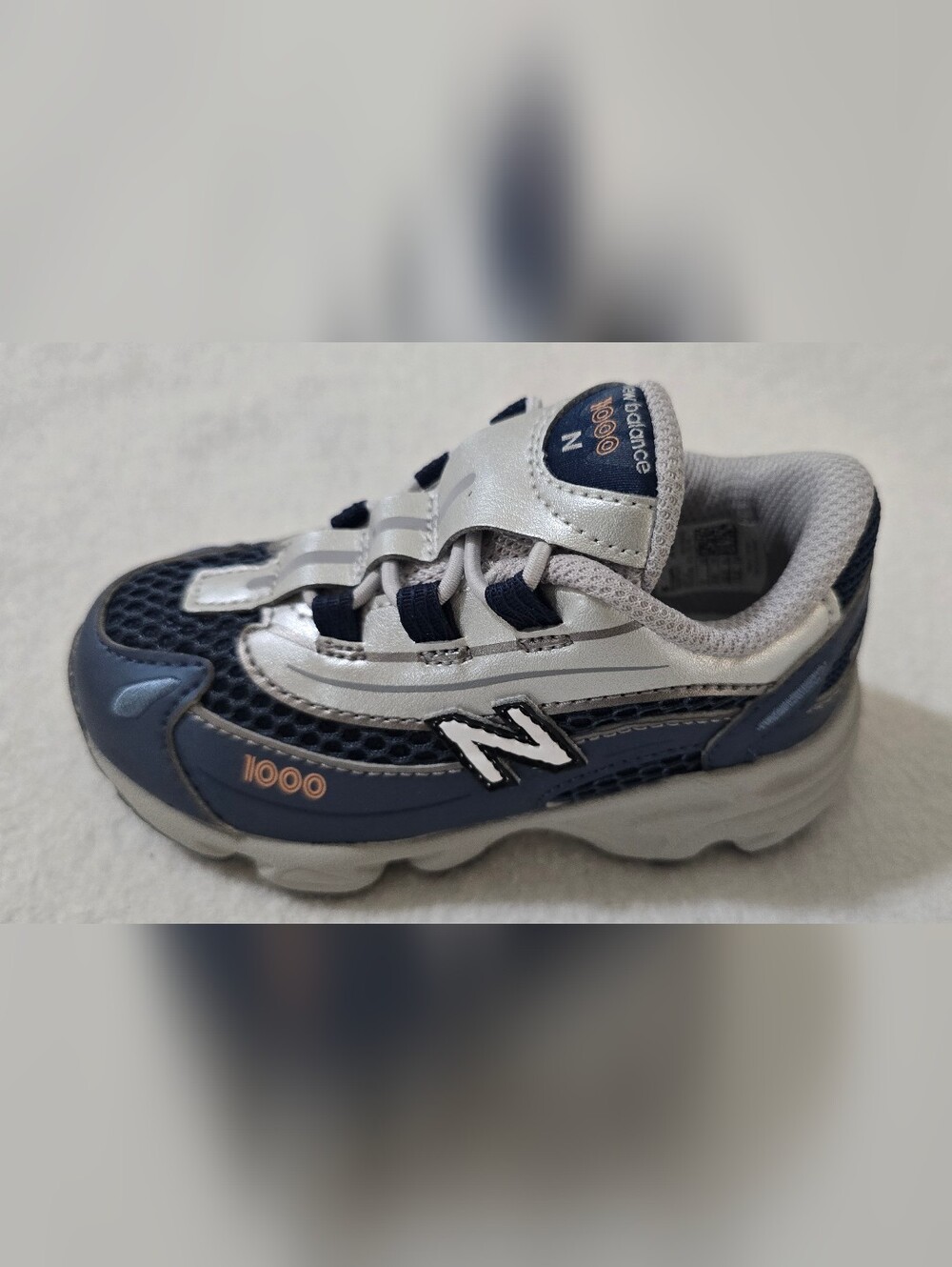 New Balance 1000 Vintage Indigo Light Silver Metallic Sneakers